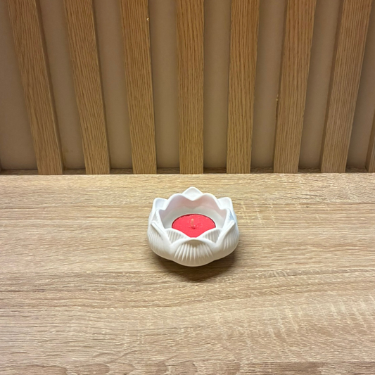 Porta velas "Flor de loto"