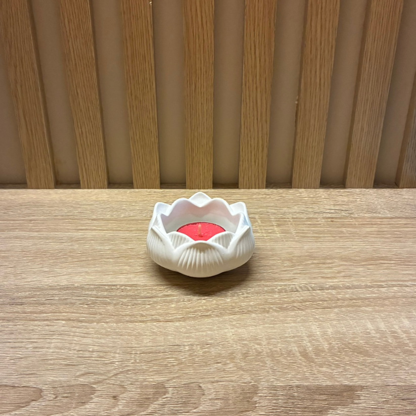 Porta velas "Flor de loto"