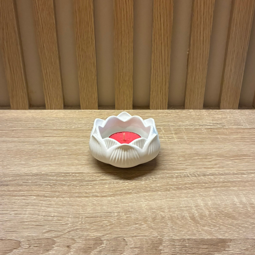 Porta velas "Flor de loto"