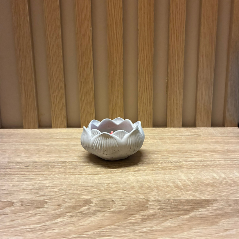 Porta velas "Flor de loto"